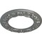 Ekena Millwork Ribbon with Bow Ceiling Medallion (Fits Canopies up to 7 1/2"), 12 1/4"OD x 7 1/2"ID x 7/8"P, Silver CM12RISLS - alternate 2